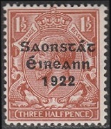 Timbre Irlande Y&T N°27 Timbre Irlande Y&T N°27
