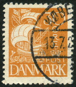 Timbre Danemark Y&T N218