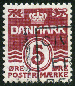Timbre Danemark Y&T N254