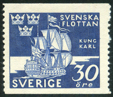 Timbre Suède Y&T N°309 Timbre Suède Y&T N°309