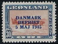 Timbre Gr�enland Y&T N�18F