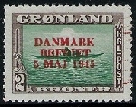 Timbre Gr�enland Y&T N�18H