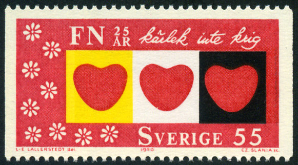 Timbre Suède Y&T N°671a Timbre Suède Y&T N°671a