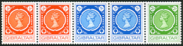 Timbre Gibraltar Y&T N°271-273 Timbre Gibraltar Y&T N°271-273