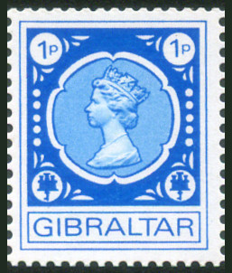 Timbre Gibraltar Y&T N°272 Timbre Gibraltar Y&T N°272