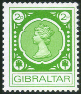 Timbre Gibraltar Y&T N°273 Timbre Gibraltar Y&T N°273