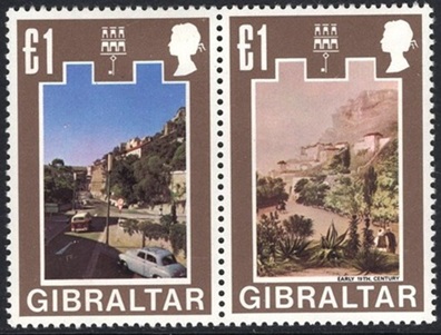 Timbre Gibraltar Y&T N°269-270 Timbre Gibraltar Y&T N°269-270