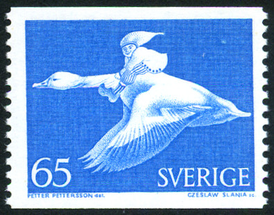 Timbre Suède Y&T N°707a Timbre Suède Y&T N°707a