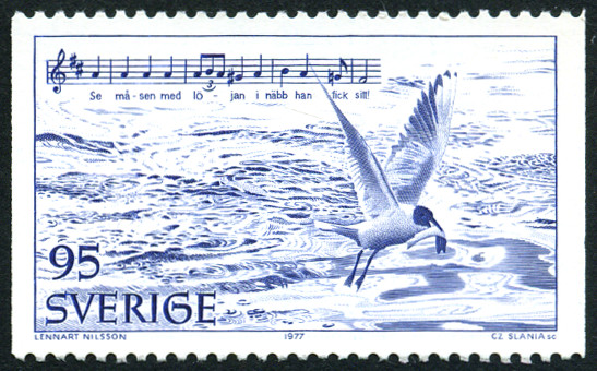 Timbre Suède Y&T N°966 Timbre Suède Y&T N°966