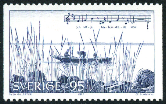 Timbre Suède Y&T N°968 Timbre Suède Y&T N°968