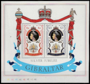 Timbre Gibraltar Y&T N°BF3 Timbre Gibraltar Y&T N°BF3
