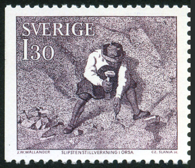 Timbre Suède Y&T N°1007 Timbre Suède Y&T N°1007