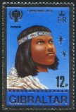 Timbre Gibraltar Y&T N°400 Timbre Gibraltar Y&T N°400