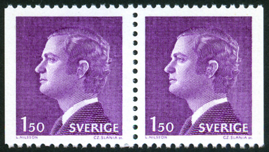 Timbre Suède Y&T N°1095ab Timbre Suède Y&T N°1095ab