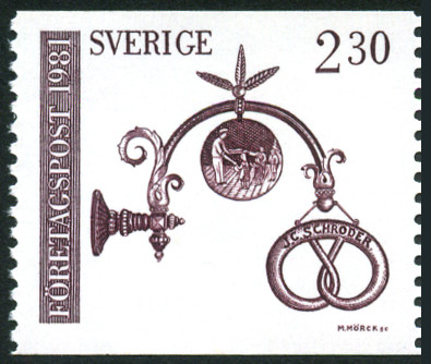 Timbre Suède Y&T N°1140 Timbre Suède Y&T N°1140