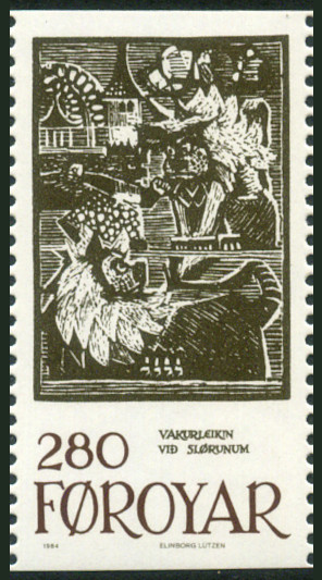 Timbre Danemark, Iles Fero Y&T N101