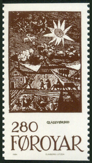 Timbre Danemark, Iles Fero Y&T N103