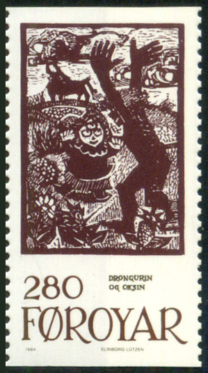 Timbre Danemark, Iles Fero Y&T N105