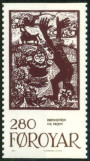 Timbre Danemark, Iles Fero Y&T N105