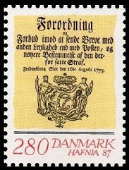 Timbre Danemark Y&T N835