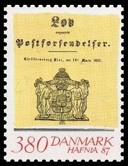Timbre Danemark Y&T N836