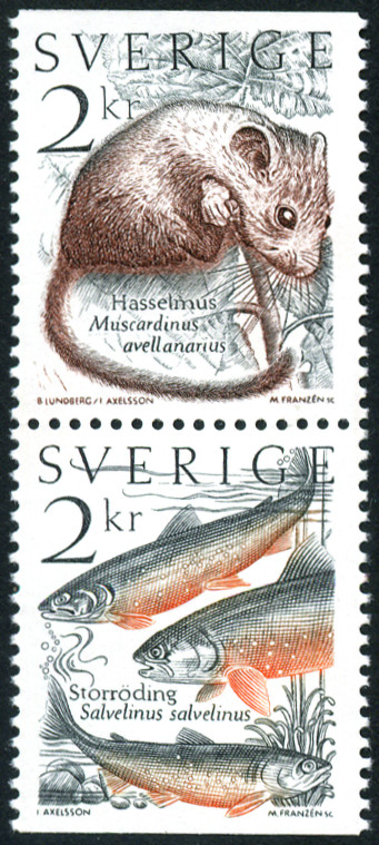 Timbre Suède Y&T N°1304a Timbre Suède Y&T N°1304a