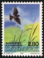 Timbre Danemark Y&T N°880 Timbre Danemark Y&T N°880