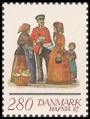Timbre Danemark Y&T N885