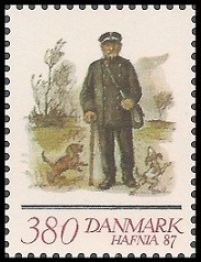 Timbre Danemark Y&T N886