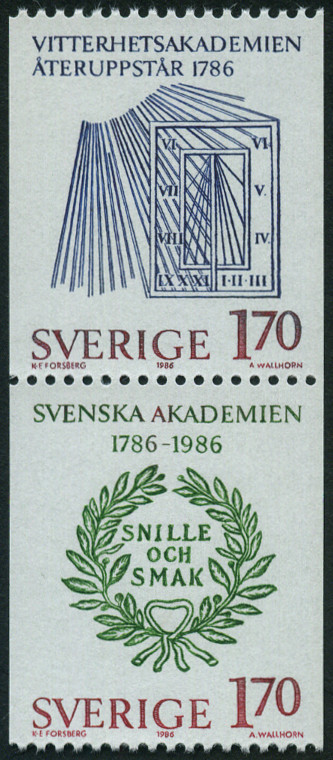 Timbre Suède Y&T N°1364a Timbre Suède Y&T N°1364a