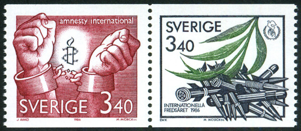 Timbre Su�de Y&T N�1390a