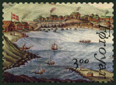 Timbre Danemark, Iles Fero Y&T N153