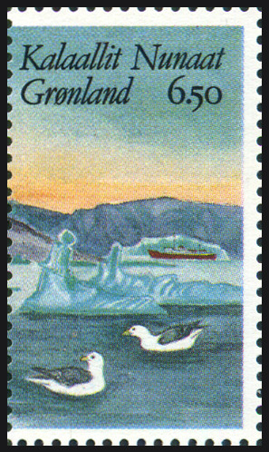 Timbre Gröenland Y&T N°159 Timbre Gröenland Y&T N°159
