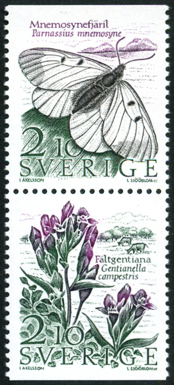 Timbre Su�de Y&T N�1406a