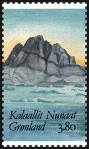 Timbre Gröenland Y&T N°158 Timbre Gröenland Y&T N°158