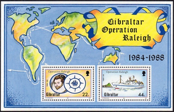 Timbre Gibraltar Y&T N°BF10 Timbre Gibraltar Y&T N°BF10