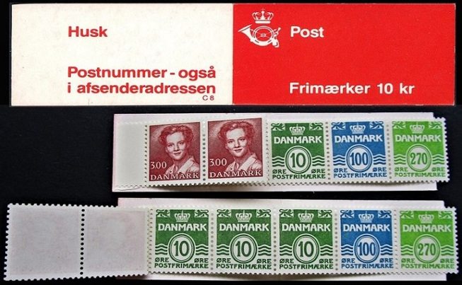 Timbre Danemark Y&T N°C908a-1 Timbre Danemark Y&T N°C908a-1
