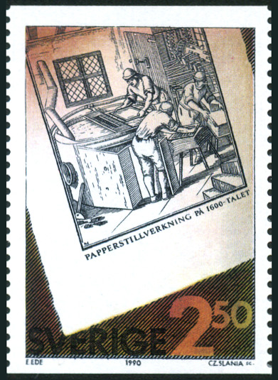 Timbre Su�de Y&T N�1607