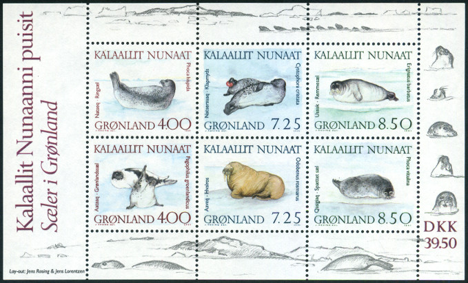 Timbre Gröenland Y&T N°BF3 Timbre Gröenland Y&T N°BF3