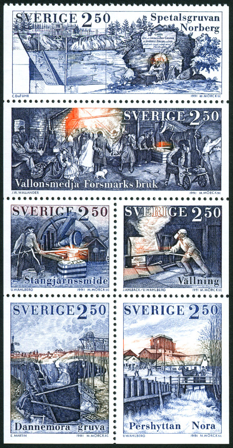 Timbre Suède Y&T N°C1656 Timbre Suède Y&T N°C1656