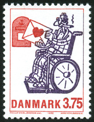 Timbre Danemark Y&T N�1043