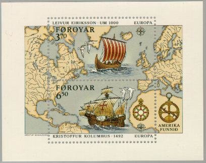 Timbre Danemark, Iles Feroé Y&T N°BF5 Timbre Danemark, Iles Feroé Y&T N°BF5
