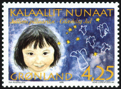 Timbre Gröenland Y&T N°276a Timbre Gröenland Y&T N°276a