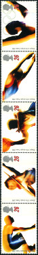 Timbre Grande Bretagne Y&T N1885-89