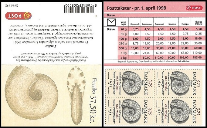 Timbre Danemark Y&T N�C1198