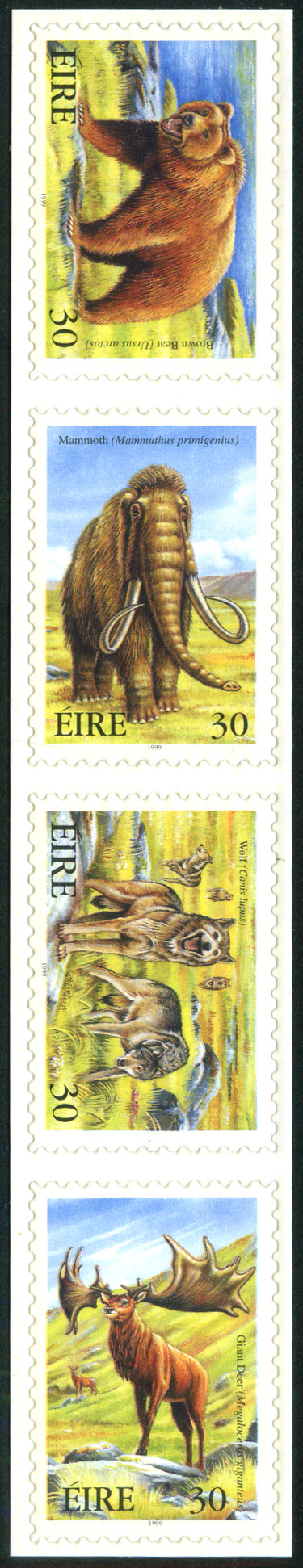 Timbre Irlande Y&T N°1196-99 Timbre Irlande Y&T N°1196-99
