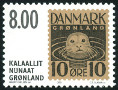 Timbre Gröenland Y&T N°351 Timbre Gröenland Y&T N°351