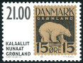 Timbre Gröenland Y&T N°352 Timbre Gröenland Y&T N°352