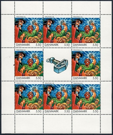 Timbre Danemark Y&T N°1303F Timbre Danemark Y&T N°1303F