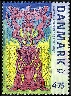 Timbre Danemark Y&T N1434